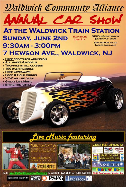 Waldwick Community Alliance Annual Car Show Hotrod Hotline